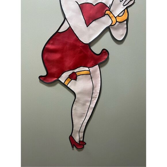 RARE vintage betty boop shaped long banner wall hanging decor display - Picture 3 of 8